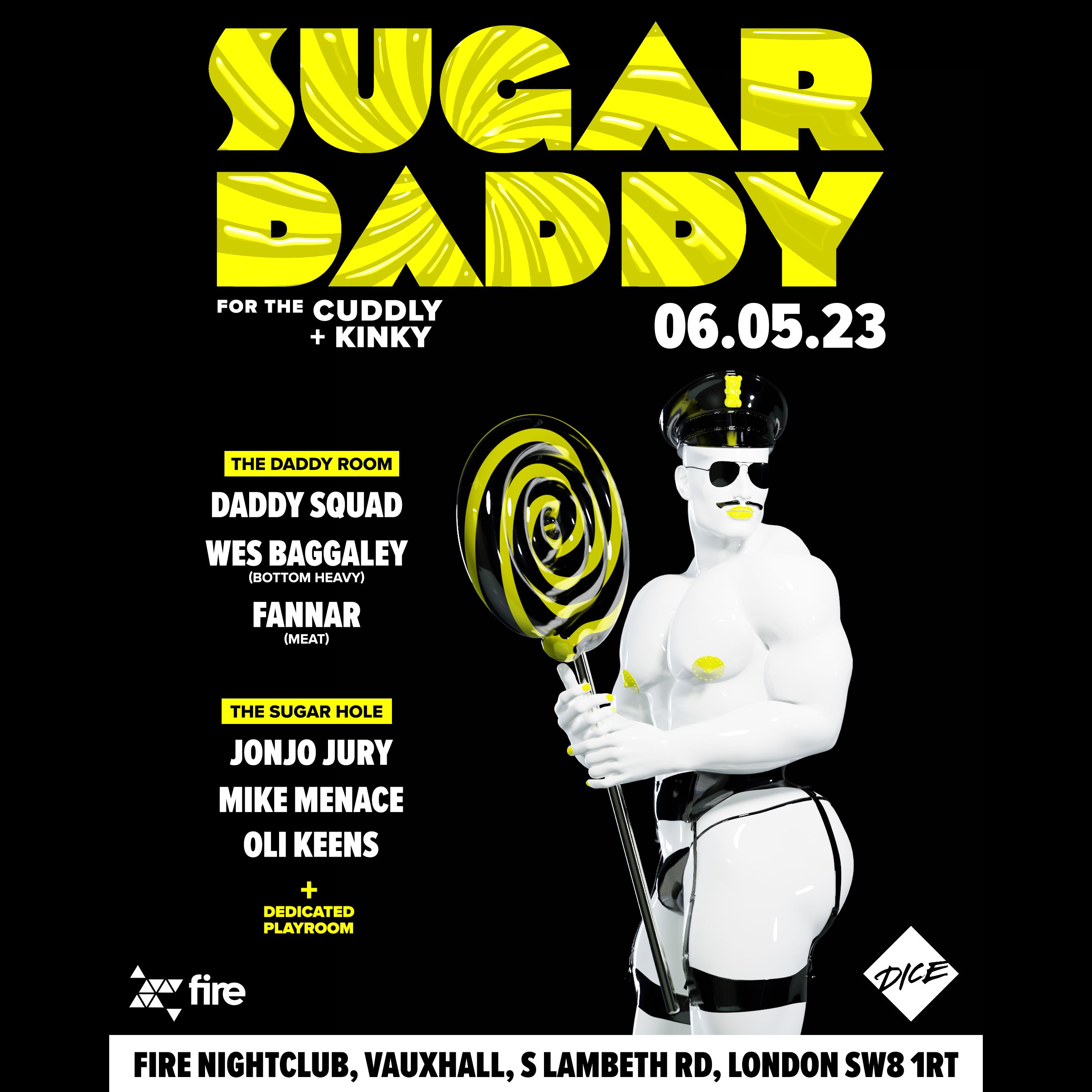 Sugar Daddy LGBT+ poster advert